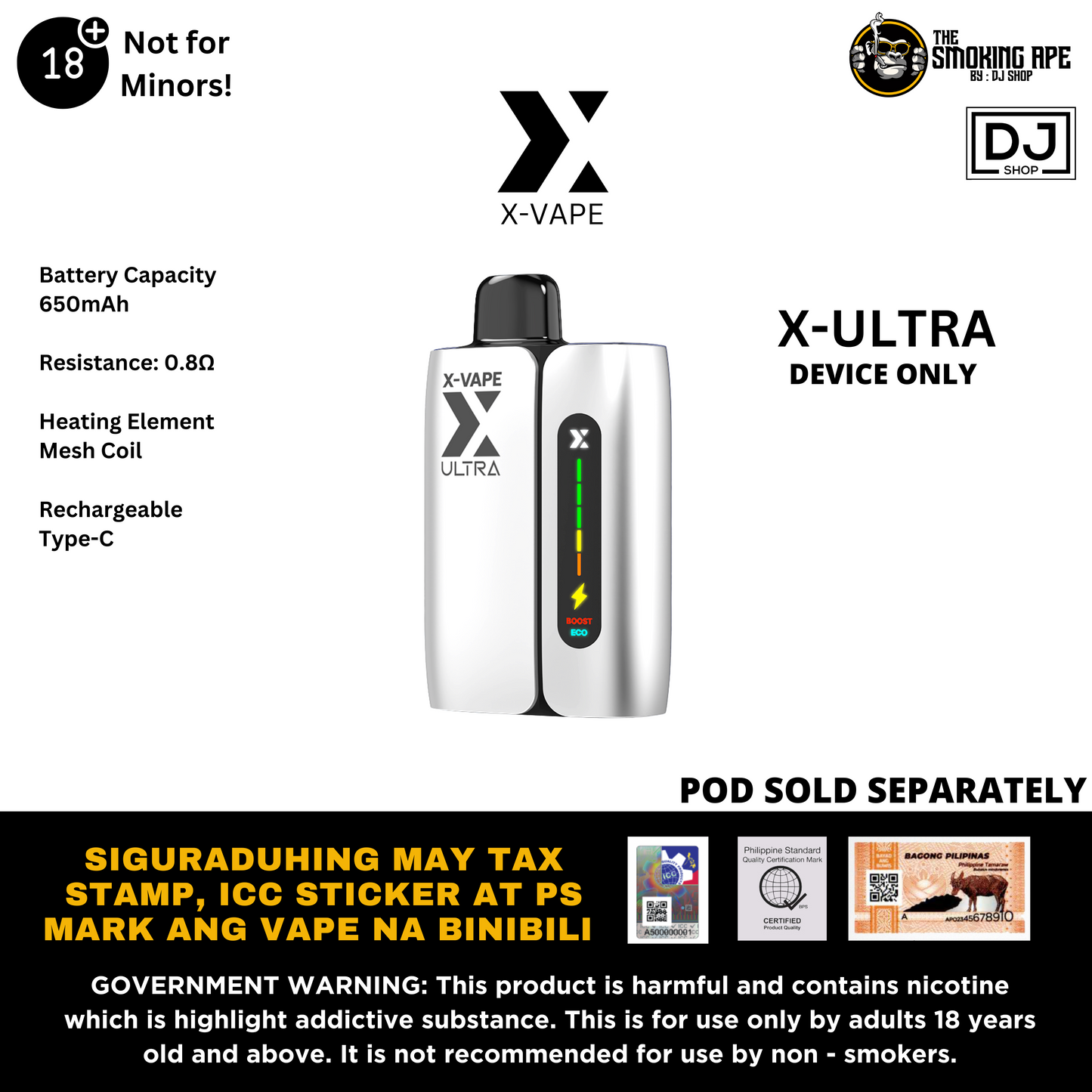 X-Vape ULTRA