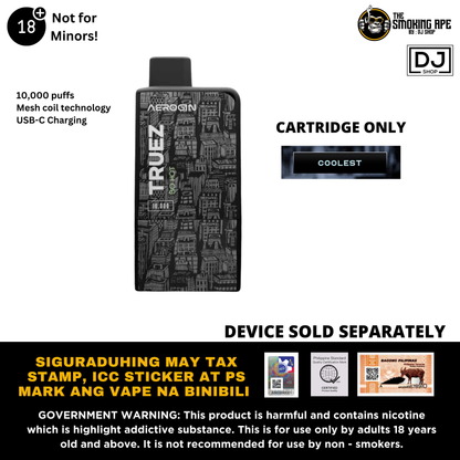 Aerogin Truez 10,000 puff