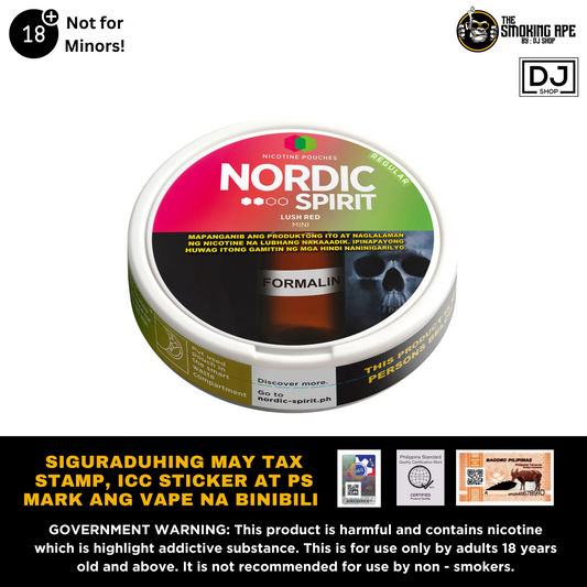 Nordic Spirit Can Lush Red mini 20's