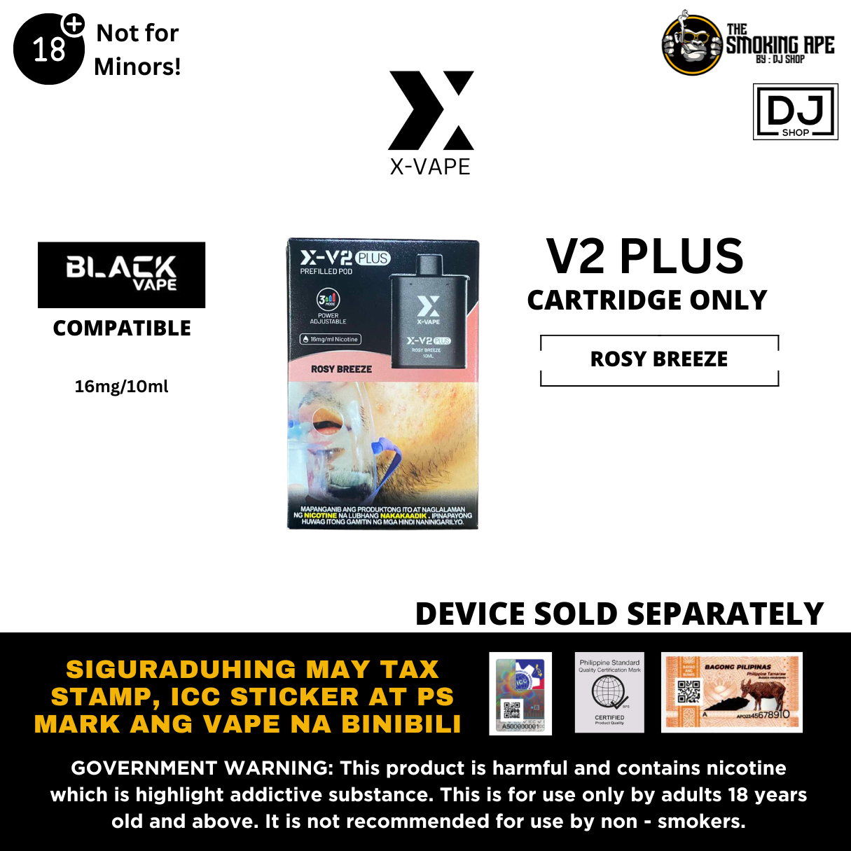 Xvape v2 (Black Elite Comptaible)