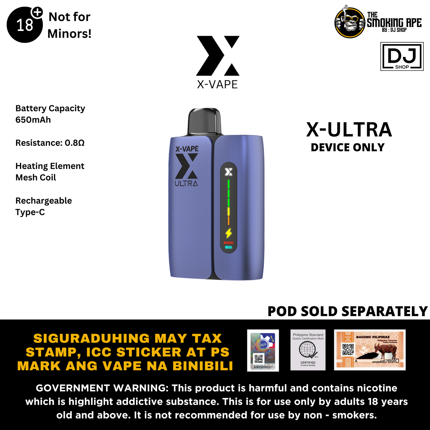 X-Vape ULTRA
