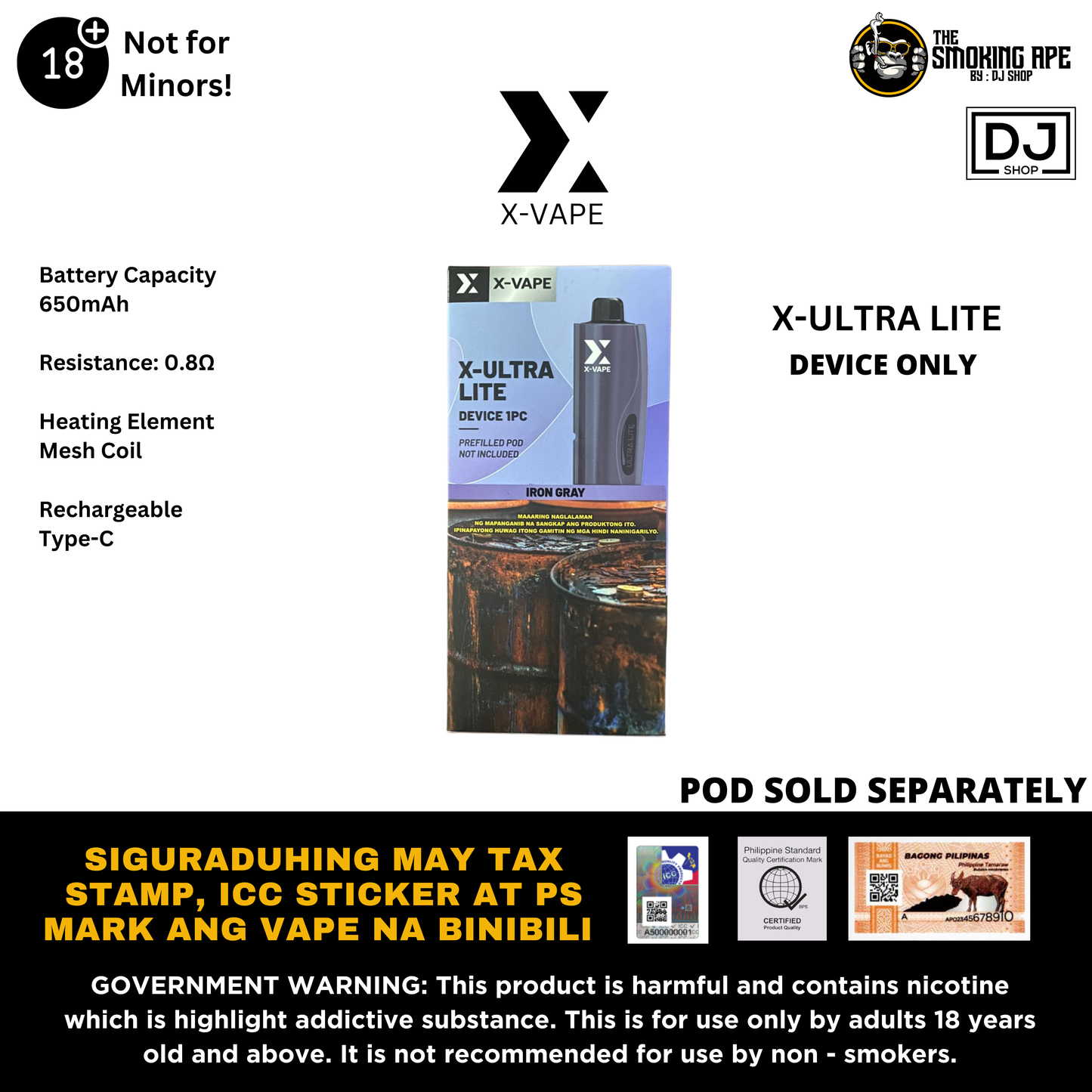 X-Vape ULTRA